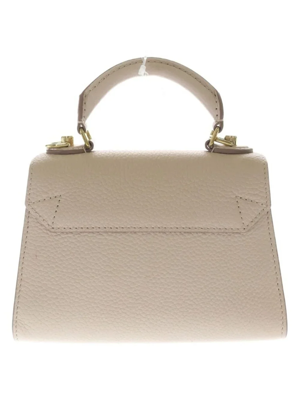 Louis Vuitton Twist BB One Handle Shoulder Bag Pink Beige Leather Gold